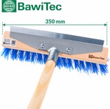 thumbnail of Schneebesen Winterbesen 35cm Breit mit Stiel 160cm Lang Eiskratzer blaue lange Borsten Besen für Schnee