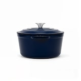 thumbnail of La Fonderie 1890 ronde braadpan ALMA36 van geëmailleerd gietijzer, diameter 36 cm, inhoud 7,7 L, marineblauw