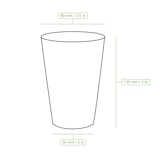 thumbnail of BIOZOYG 50 Stück Einwegbecher 400 ml / 16 oz Pappbecher, Kaffeebecher, ungebleicht, ökologisch, kompostierbar, umweltschonend für Coffee to Go