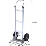 thumbnail of BRASQ Steekwagen Opvouwbaar 250 KG Aluminium - Draagvermogen - Transportwagen - Plateauwagen - Steekkar