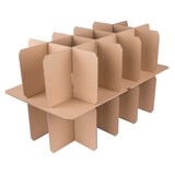 thumbnail of 15  x Gläserkarton inkl. Einsatz 40 kg Traglast stabiler Umzugskarton Gläserkiste Umzug 2-wellig BB-Verpackungen