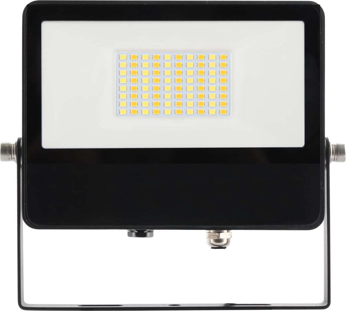 Proiettore LED da Esterno Sky 40W con Tecnologia Switch CCT 3000K/4000K/5000K, Fascio 115º, Struttura in Alluminio Nero - Beneito & Faure