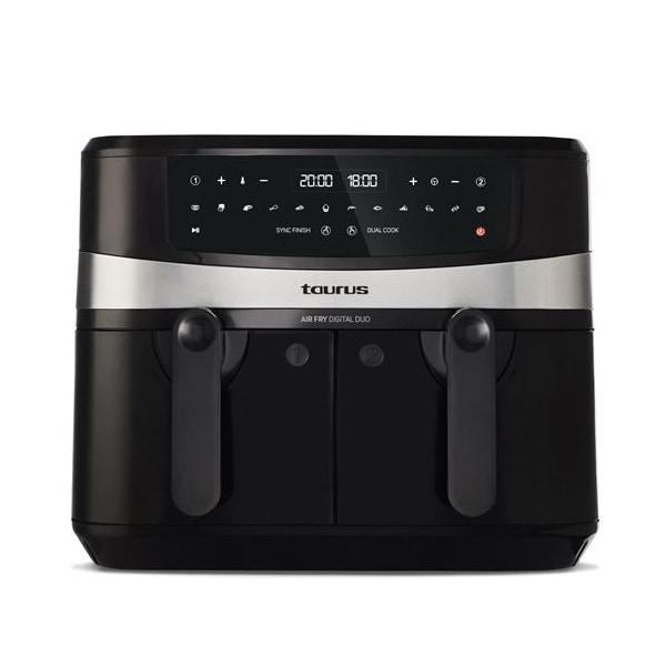 Fritteuse Taurus Air Fry Digital Duo 973980000 2600 W Schwarz