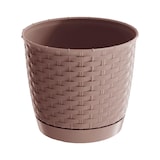 thumbnail of Prosperplast - RATOLLA ROUND 1,2L Blumentopf - 14,5x14,5x12,7cm in Mocca Farbe