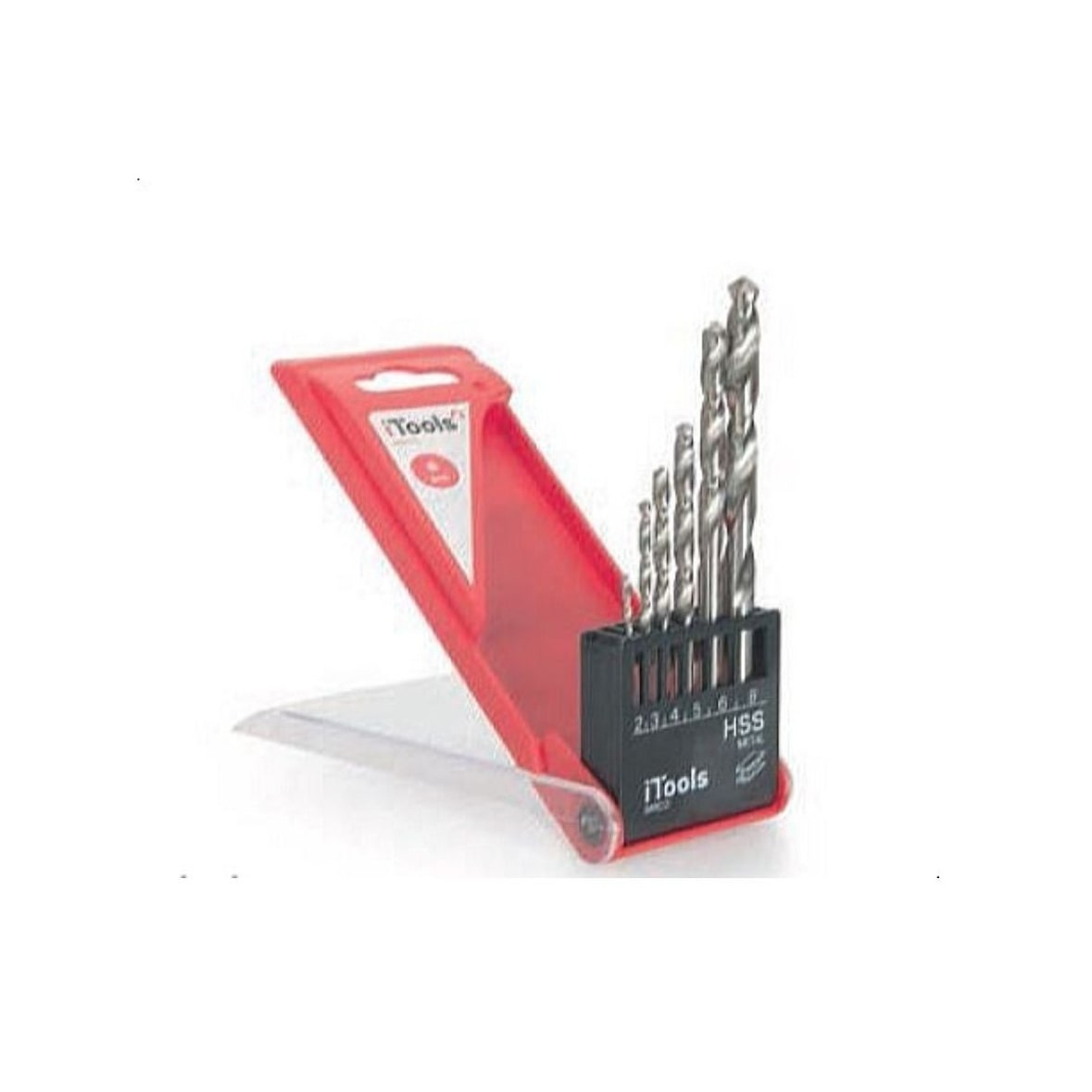 Juego de 6 brocas HSS para taladro de metal Ø 2 - 3 - 4 - 5 - 6 - 8 mm ITOOLS