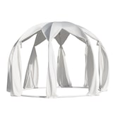 thumbnail of astreea Igloo Terrassenpavillon Model L mit Baldachin Bezug, weiss, wasserabweisend
