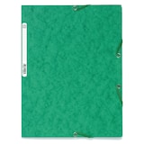 thumbnail of Exacompta Sammelmappe mit Gummizug, 3 Klappen und Etikett aus Manila Karton 400g , für Format DIN A4