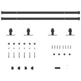 thumbnail of vidaXL Schiebetürbeschlag Set für Schranktüren 183 cm Karbonstahl