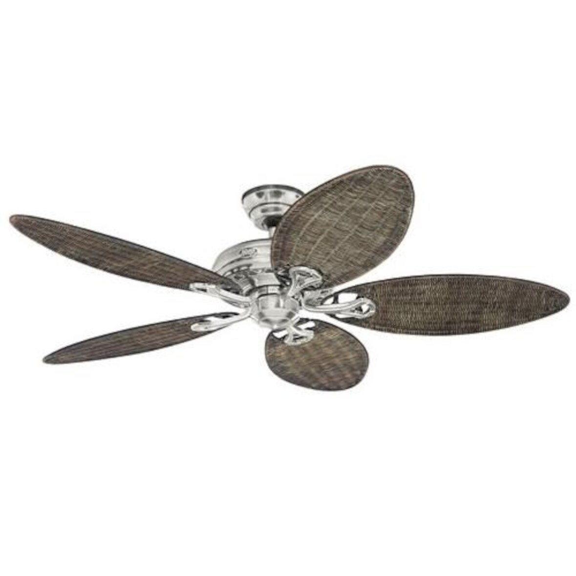 Deckenventilator Savoy Nickel gebürstet / Weidenflügel 132