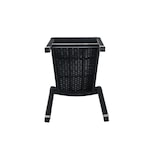 thumbnail of METRO Professional Taburete apilable Barbados, ratán sintético, negro