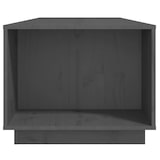 thumbnail of Table basse Gris 110x50x40 cm Bois massif de pin Modèle Polaris Plus