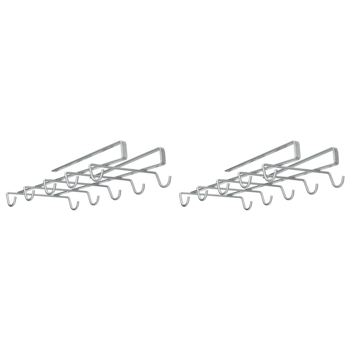 2er Set Becherhalter Unterbau Tassenhalter Schrankeinsatz Regalboden Aufhängung