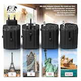thumbnail of BEARWARE All-in-One Universal-Reiseadapter - Reise-Steckdosen-Adapter / Stromadapter - Reisestecker - World Travel Adapter / Plug