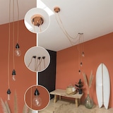 thumbnail of Bazar Bizar Câble pour suspension en coton L250 cm blanc naturel