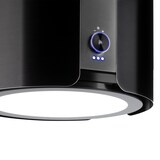 thumbnail of Klarstein Skyfall Inselabzugshaube Ø45cm Umluft 402m³/h LED Schwarz-Metallic