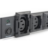 thumbnail of Digitus Steckdosenleiste mit Aluminiumprofil, 10-fach, 2 m Zuleitung IEC C14 Stecker