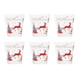 thumbnail of Excelsa Set Mit 6 Wasserglas Merry Christmas Glas 25 Cl Bunt