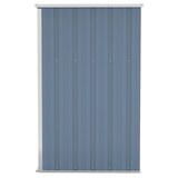 thumbnail of Helloshop26 - Casetta da giardino a parete 118 x 100 x 178 cm in acciaio zincato grigio 02_0044056