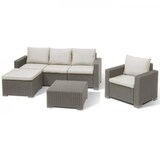 thumbnail of Salon de jardin - en résine imitation rotin tressé - Allibert by KETER - 5 personnes - MOOREA - Cappuccino ALLIBERT by KETER