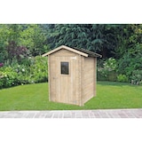 thumbnail of Gartenhaus Bh19 Hobby 146x146 aus naturbelassenem Fichtenholz 19 mm mit Einzeltür und Fenster, OSB3-Dach und Boden, Montage