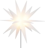 thumbnail of vidaXL LED-Weihnachtssterne 3 Stk. mit Erdspießen Faltbar Weiß 35 cm
