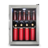 thumbnail of Beersafe M Kühlschrank 33 Liter 2 Böden Panoramaglastür Edelstahl Edelstahl