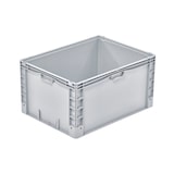 thumbnail of PROREGAL Euro-Norm Großbehälter | HxBxT 42x60x80cm | 168 Liter | Verstärkter Boden | Grau  | Eurobehälter, Transportbox, Transportbehälter