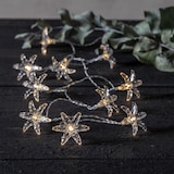 thumbnail of LED Lichterkette Blumen 10 LED 1,35m Timer Dekolichterkette Weihnachtsdeko