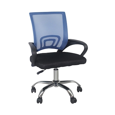 Sedia da Ufficio con Ruote Classic 95x65x52cm Grigio Scuro Thinia Home