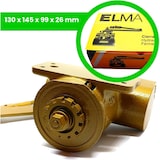 thumbnail of ELMA Cierre Hidráulico para Puertas de 45KG con Accesorios de Montaje Incluidos I 130 x 145 x 99 x 26mm