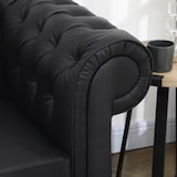 thumbnail of HOMCOM Moderno Divano Due Posti Chesterfield in Ecopelle Marrone Scuro