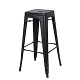 thumbnail of Halenbeek Tabouret de bar Iron black frosted, 75 x 51 x 51 cm, noir