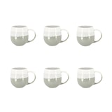 thumbnail of Novastyl - Lot 6 mugs riga vert amande 44cl en grès