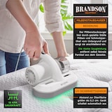 thumbnail of Brandson Matratzenreinigungsgerät Milbenstaubsauger 300W, UV-C Licht, 300 W, beutellos, HEPA Filter, für Betten, Polstermöbel, ideal für Allergiker