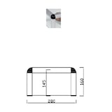 thumbnail of Vitrina expositora alimentos, ideal barra bar para los aperitivos , largo 1200 mm.