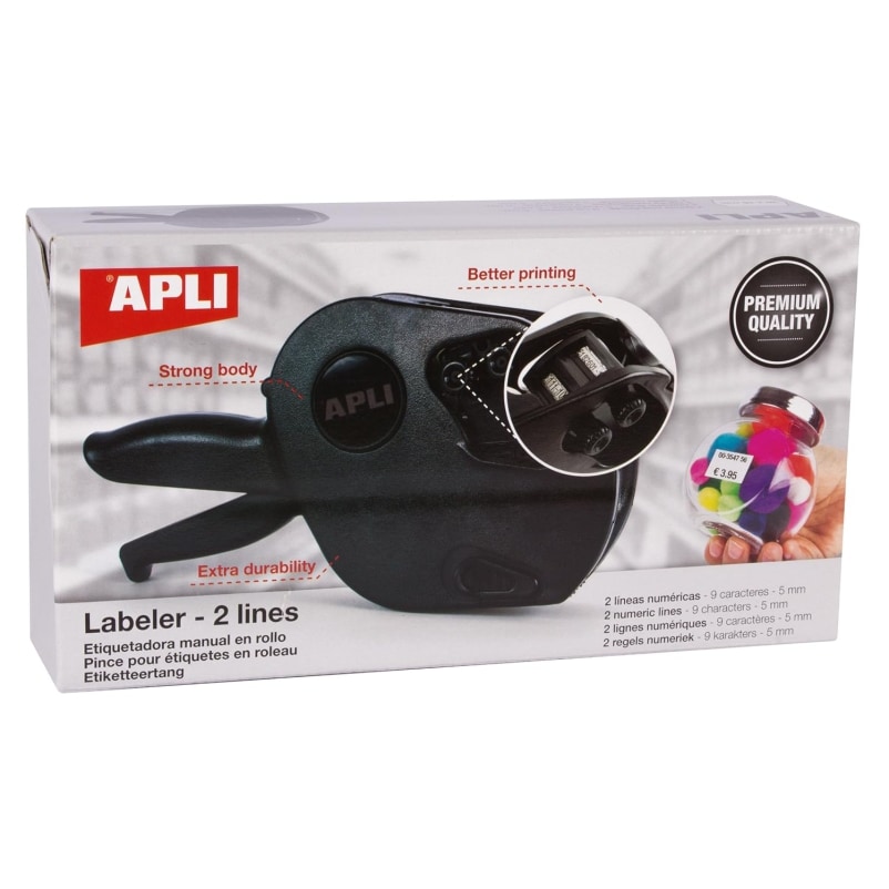 agipa Preisauszeichner 102365, 2-zeilig, 9-stellig