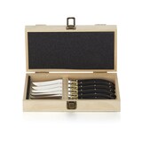 thumbnail of Steakmesser Set CARLOS, mit braunem Pakkaholzgriff, 23 cm