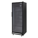 thumbnail of GastroHero Getränkekühlschrank GKSE360, 360 Liter Kühlraumvolumen, 5 verstellbare Einlegeböden, Innenbeleuchtung, Abschließbar, Schwarz