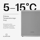thumbnail of Happy Hour Minibar  5-15°C EEK G 25dB LED-Licht Silber