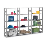 thumbnail of PROREGAL Fachbodenregal Stecksystem | Grundregal | HxBxT 200x100x60cm | 5 Ebenen | Fachlast 140 kg | Beidseitig nutzbar | Verzinkt