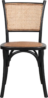 thumbnail of Biscottini Esszimmerstühle – Stuhl aus Holz und Rattan, 45 x 42 x 89 cm – Restaurantstühle – Küchenstühle – Vintage-Thonet-Stuhl – Wohnzimmerstuhl