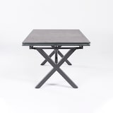 thumbnail of Mesa de terraza, Extensible 150 a 250 cm, Aluminio y cristal, Color Antracita, 150/250x100x78 cm