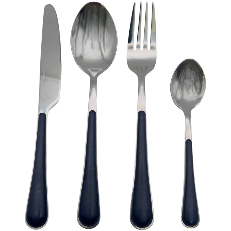 Tescoma Paris, set 24 posate tavola blu, qualità extra