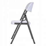 thumbnail of Marbueno Silla Plegable Resina Blanco 44x53x83 cm Catering y Camping 10531