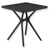 thumbnail of Table Hugo en résine noire 70x70 cm