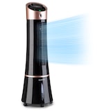 thumbnail of Skyscraper Ice 4-in-1 Luftkühler Ventilator 210 m³/h 30 W Oszillation mobil Fernbedienung Schwarz / Roségold-Metallic
