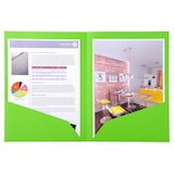 thumbnail of Exacompta  Cod. 415003E - Cartelle cartelle doppia tasca ROCK''S 210 - F.to 24x32cm -  verde - 10 Confezioni da 25 pz.