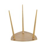 thumbnail of Beistelltisch 4-teilig Metall Dekotisch Alster 40x45x40 cm dreieckig klass. Design silber o. gold : gold