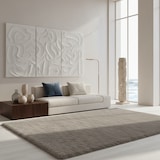 thumbnail of Teppich Hochflor Langflor Uni Kuschelig Waschbar Strapazierfähig Wohnzimmer Schlafzimmer Beige 80x150 cm – SALZACH von Kadima Design