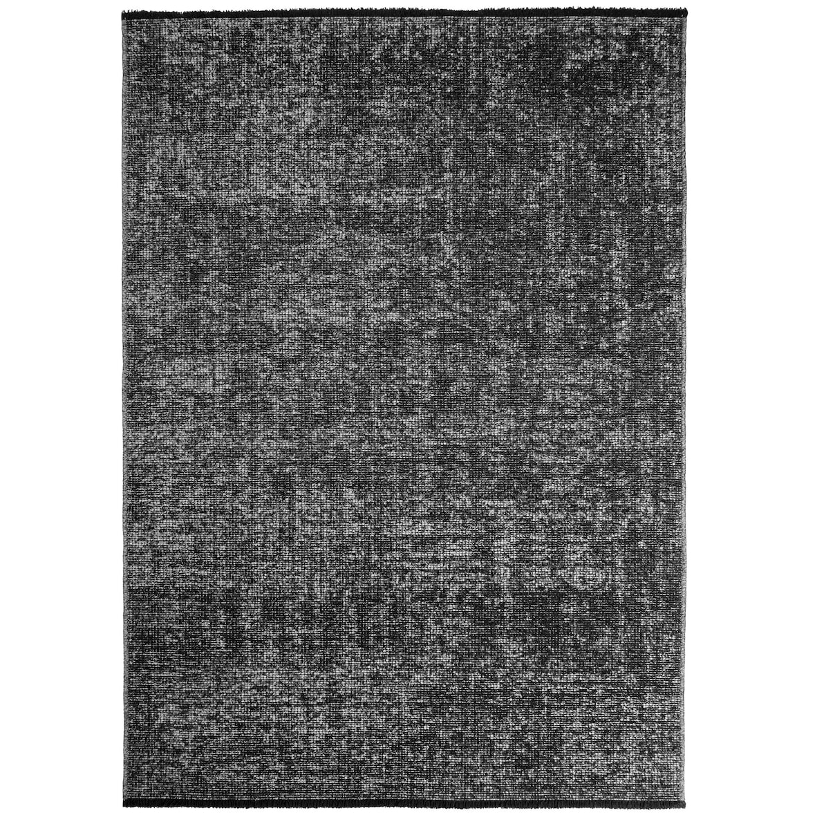 Teppich Wohnzimmer Einfarbig Pflegeleicht Waschbar Schlafzimmer OEKO-TEX Grau 80x150 cm Schadstoffgeprüft – TITLIS von Kadima Design